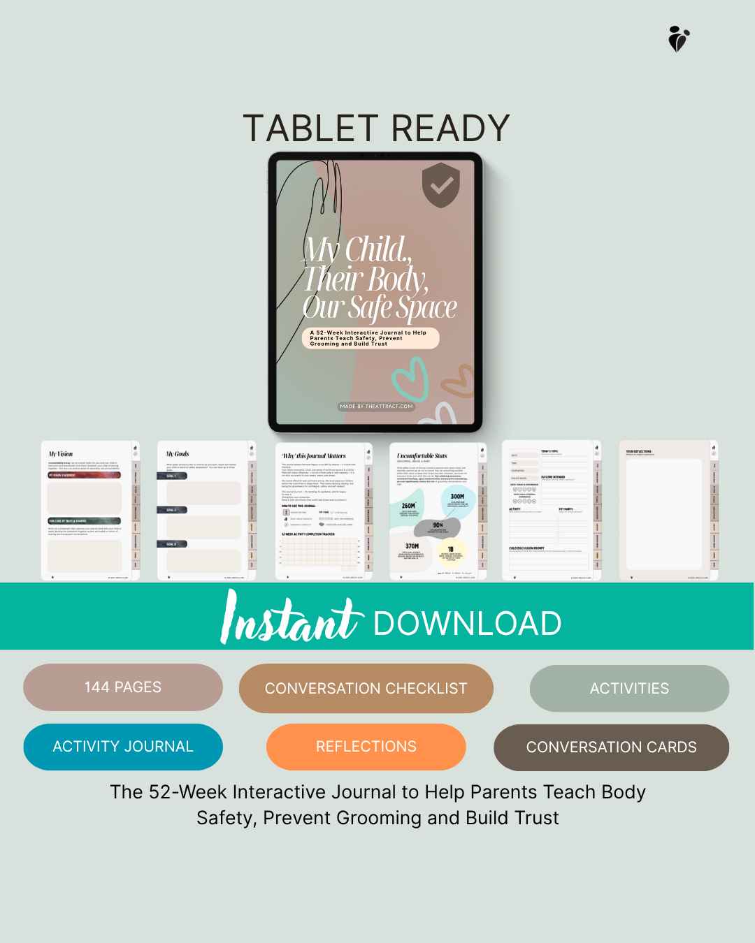 My Child, Their Body, Our Safe Space Journal (Digital)