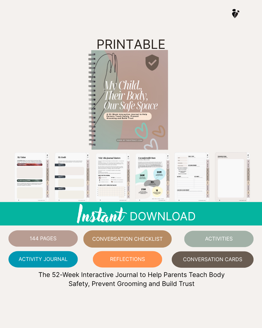 My Child, Their Body, Our Safe Space Journal (Digital)