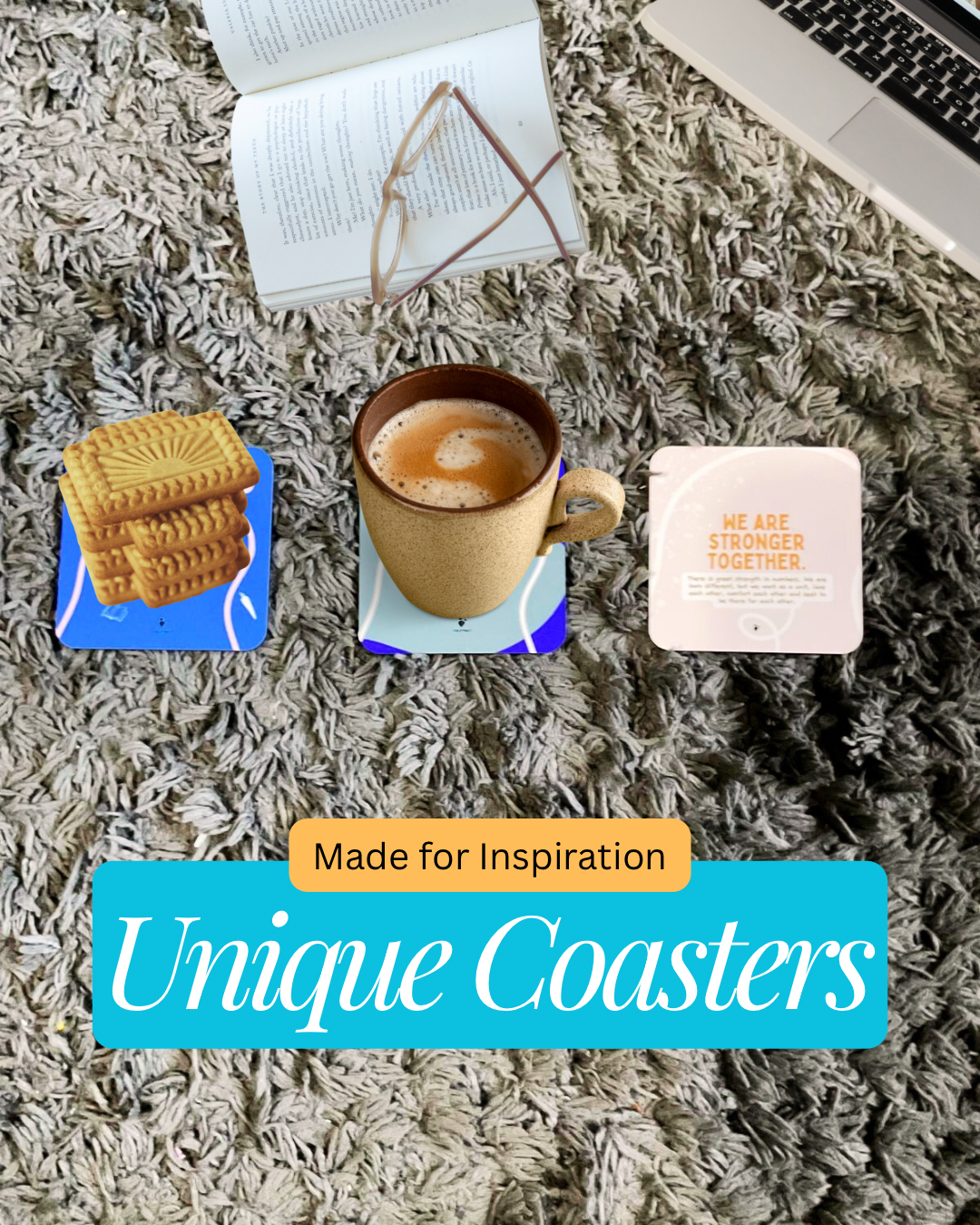 3 Personal and Family Inspiration Coasters